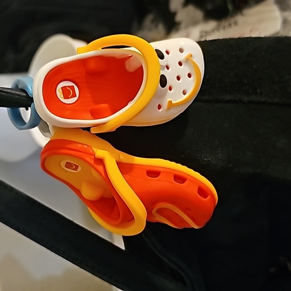Crocs X McDonald's collab bag charms w. Stickers new - Picture 7 of 7